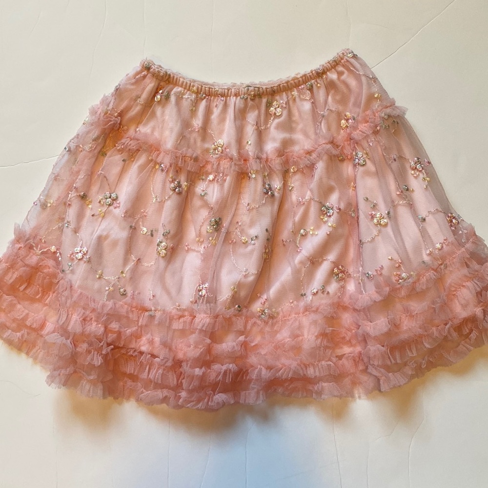NWT April cornell embroidered skirt